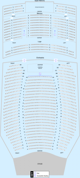 Count Basie Center for the Arts Seating Chart - Count Basie Center for ...