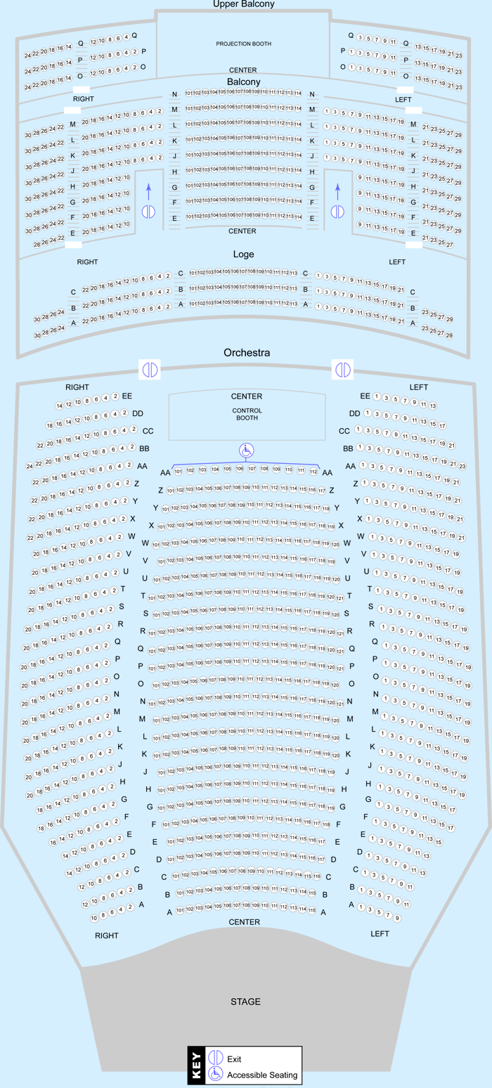 Nj State Theater New Brunswick Seating Chart