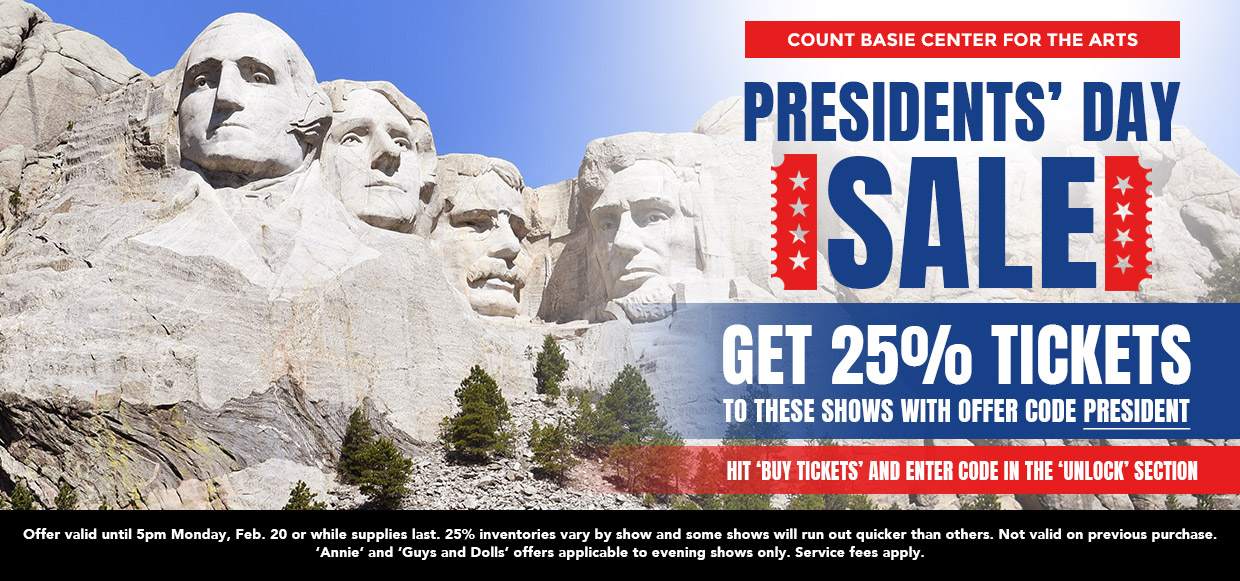 Presidents Day Sale 2023 Archives Count Basie Center for the Arts