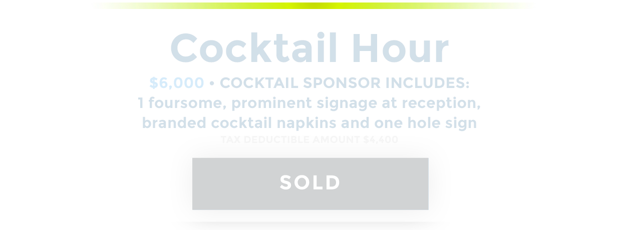 Sold Cocktail Hour Sponsor