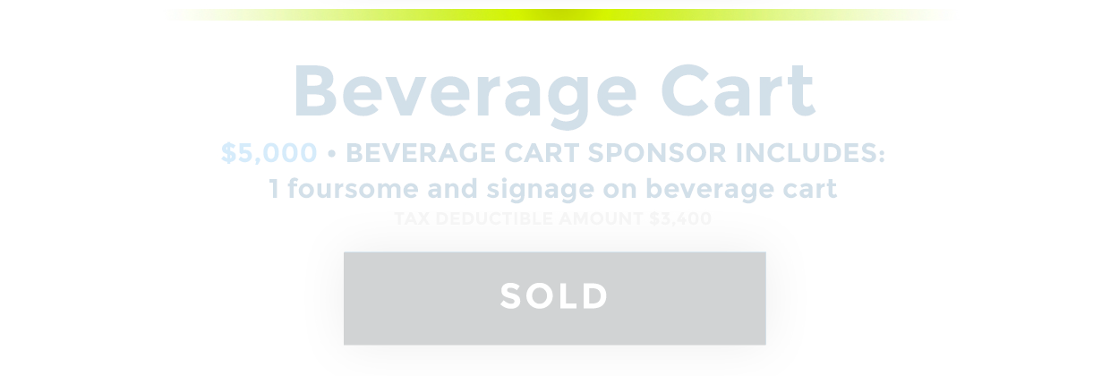 Sold Beverage Cart Sponsor