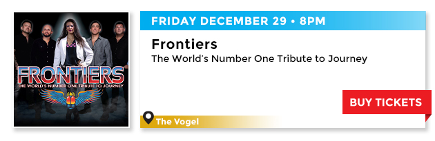 25% off tickets to Frontiers - The #1 tribute to Journey