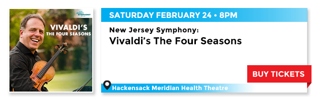 25% off the New jersey Symphony's Vivaldi: The Four Seasons concert