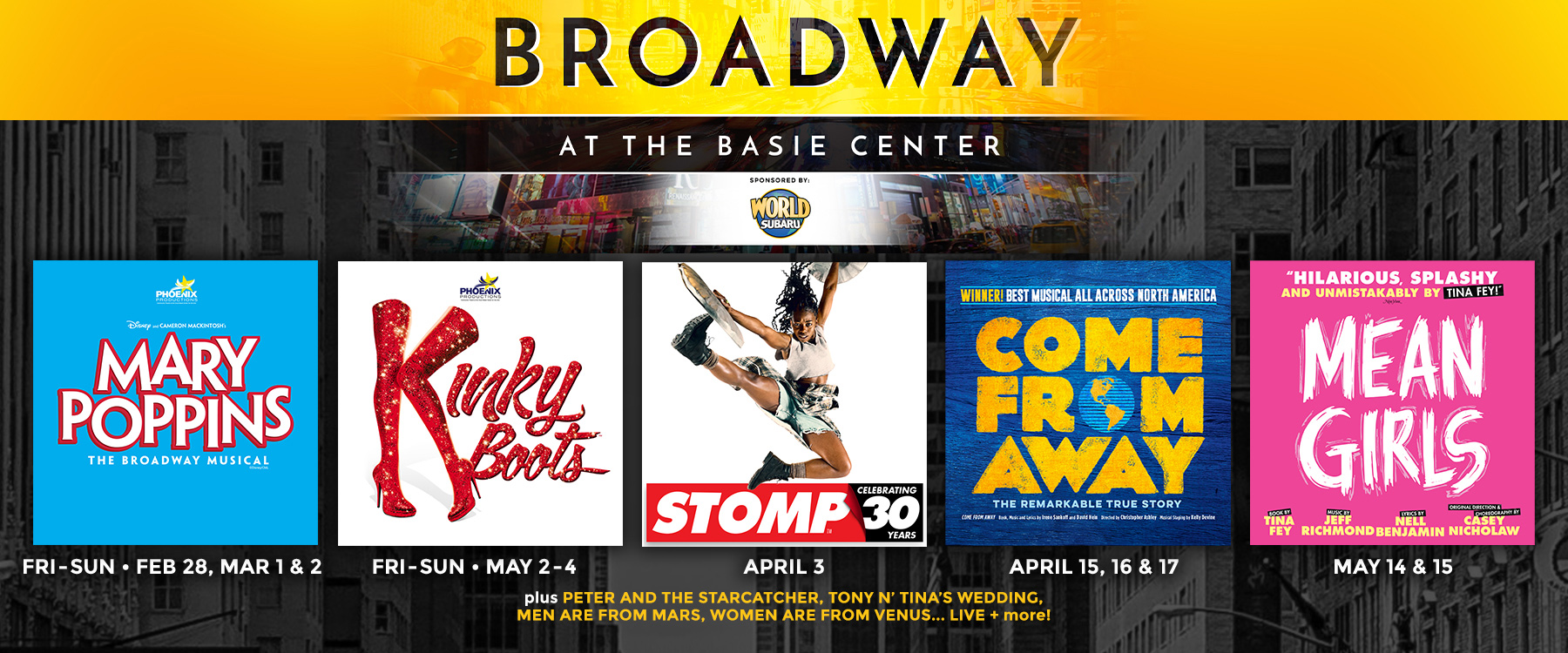 Broadway at the Basie Center