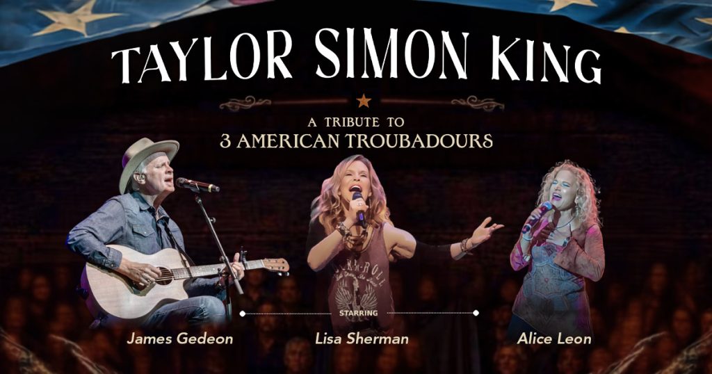 Taylor Simon King A Tribute to 3 American Troubadours performing live at The Vogel