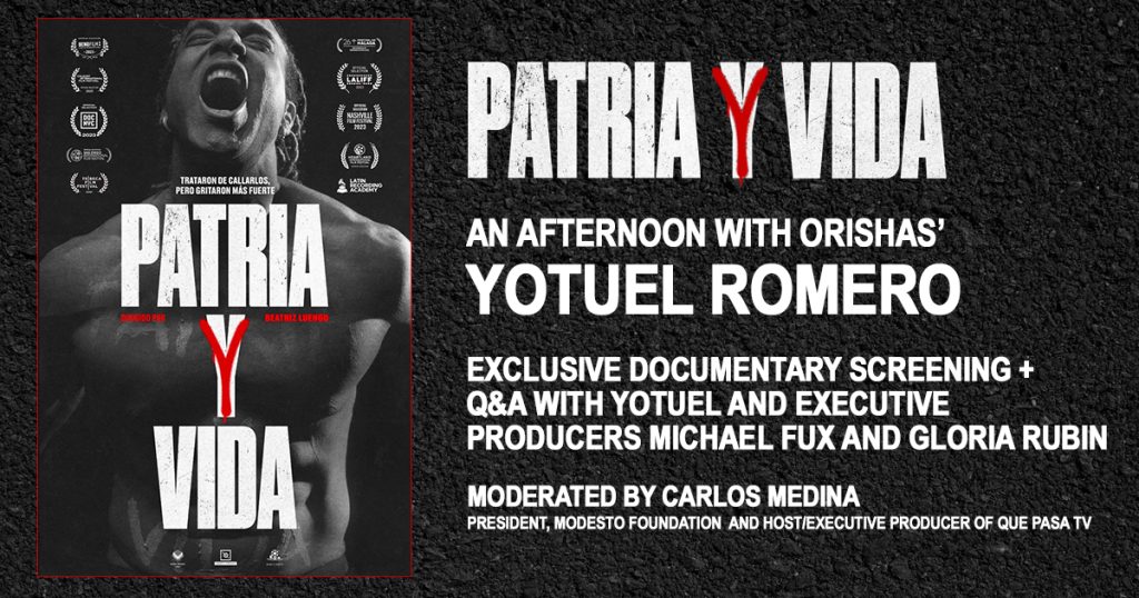 Patria y Vida: An Afternoon with Orishas' Yotuel Romero